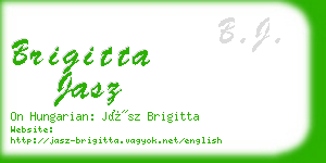 brigitta jasz business card